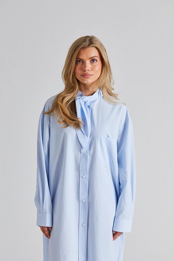 Viktoria Chan Kaz Shirt Dress Blue-2